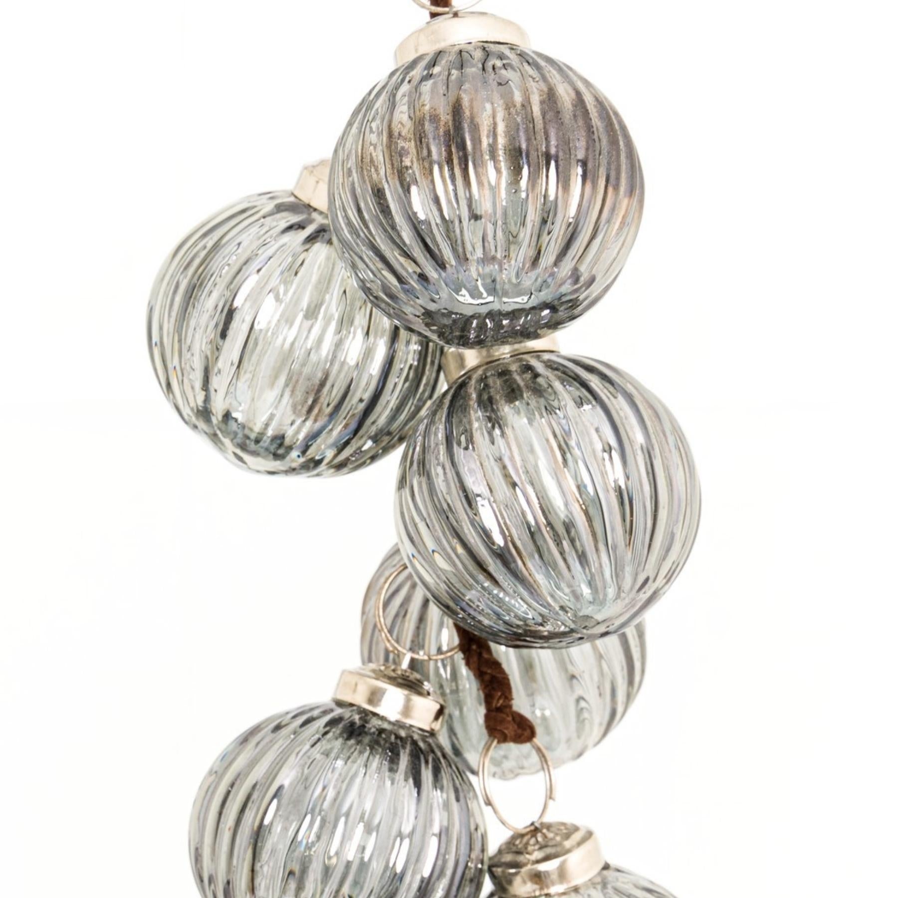 Midnight Glass Bauble Cluster