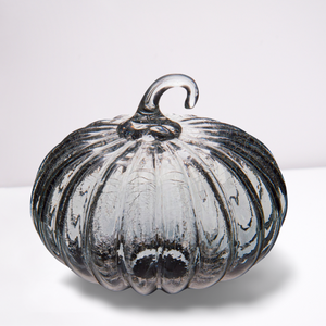 Midnight Glass Pumpkin - Large