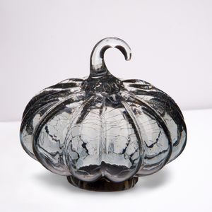 Midnight Glass Pumpkin - Small